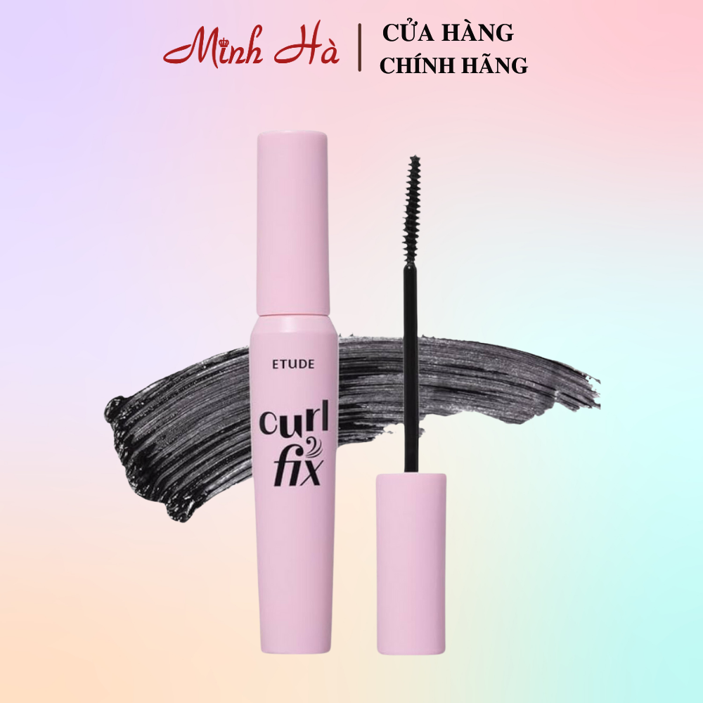 Mascara Etude House Curl Fix #01 Black 8g chống nước, nhẹ nhàng và tự nhiên