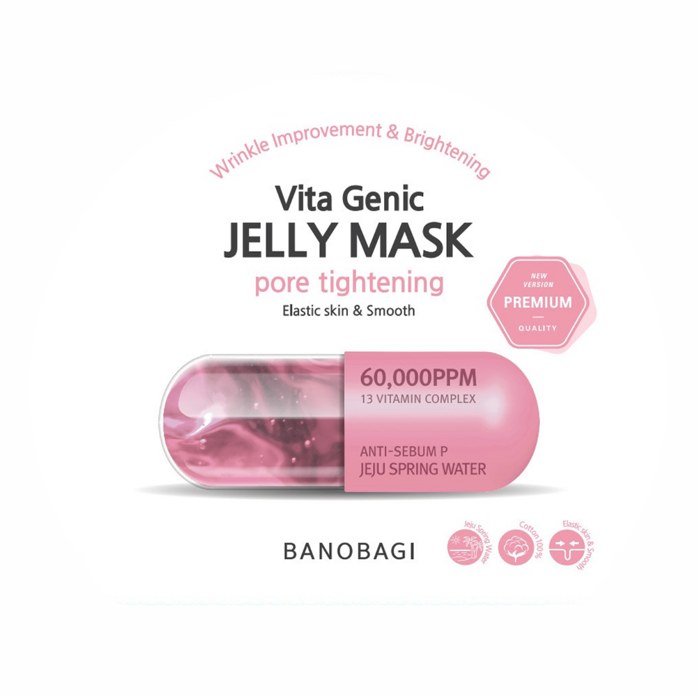 Mặt nạ giấy BANOBAGI Vita Genic Jelly Mask 30g giúp trắng sáng cấp ẩm chống lão hóa da