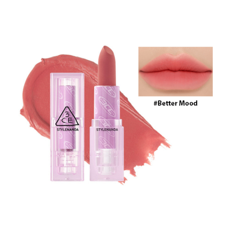 Son 3CE Soft Matte Lipstick 3.5g mềm, lì và nhẹ môi