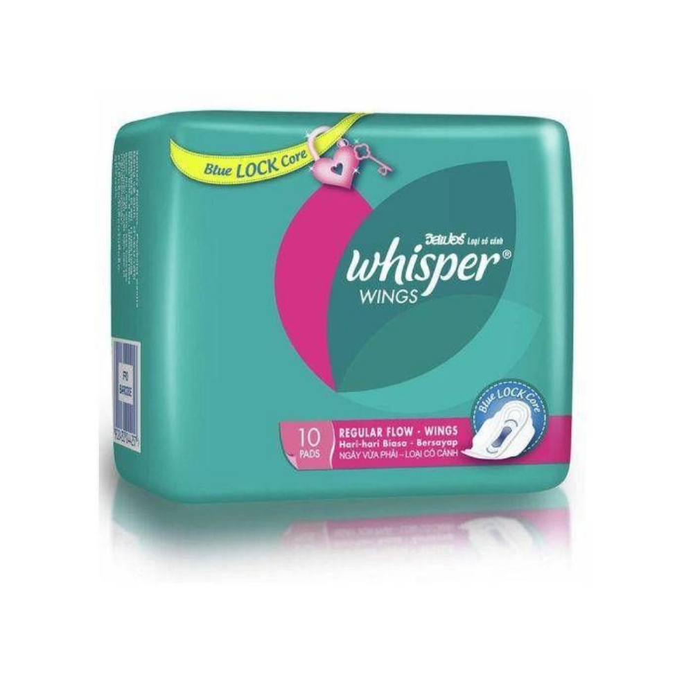 Băng vệ sinh Whisper ban ngày có cánh các loại nhỏ gọn siêu thấm hút