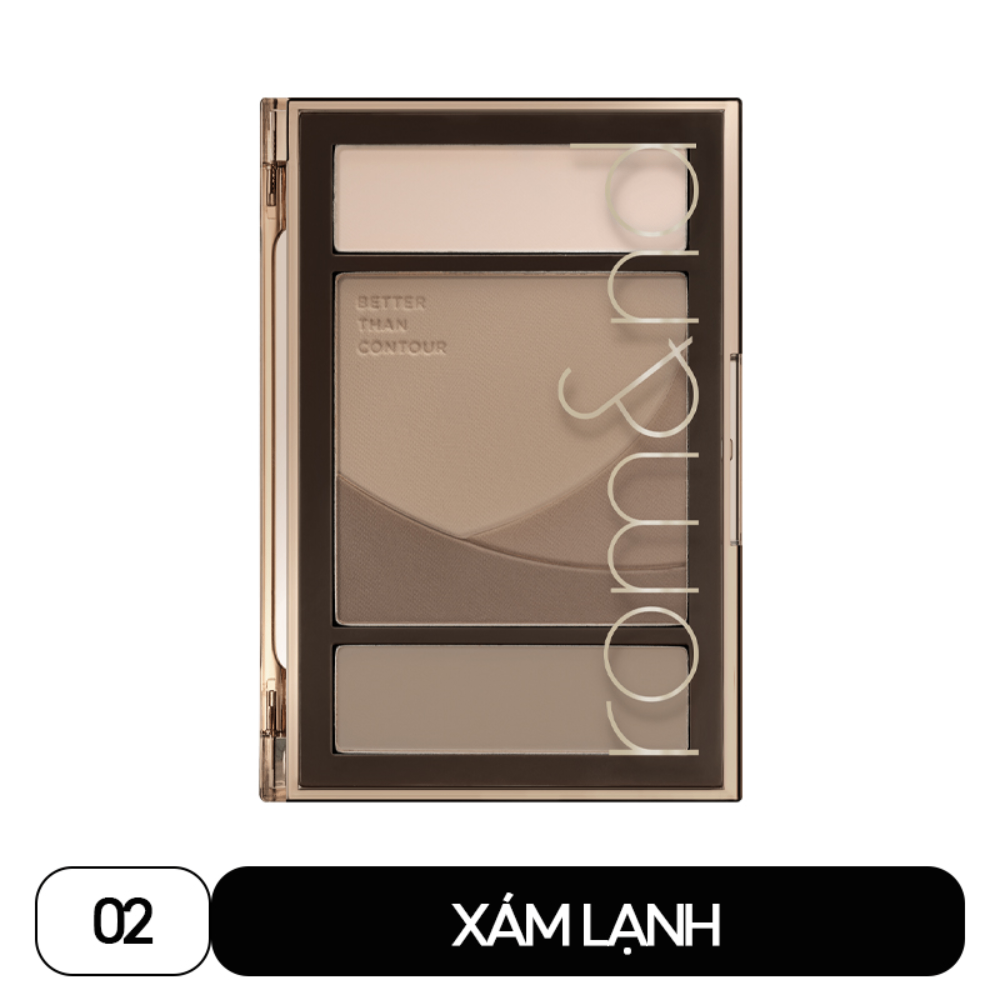 Bảng tạo khối Romand Better Than Contour 20.5g tạo tỉ lệ cân bằng cho gương mặt tiện lợi, dễ dàng sử dụng