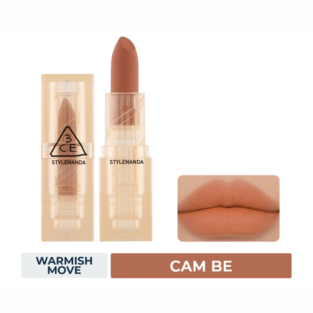 Son 3CE Soft Matte Lipstick 3.5g mềm, lì và nhẹ môi
