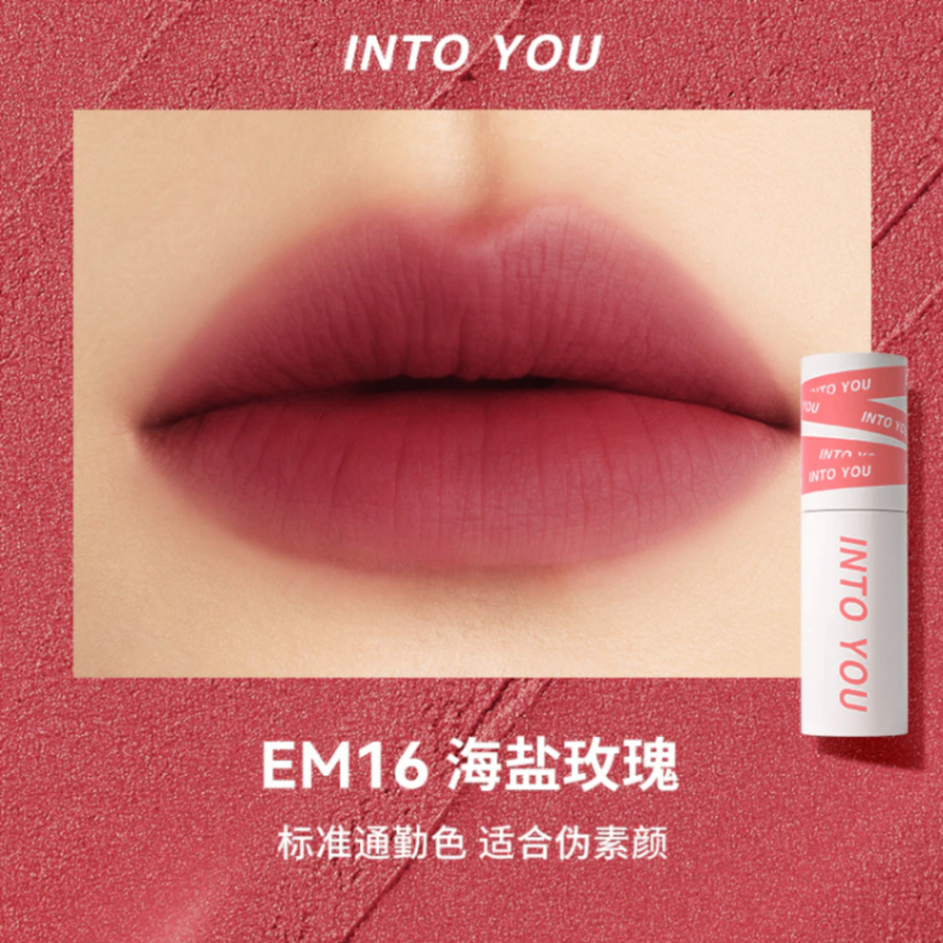 Son kem lì INTO YOU Shero Super Matte Lip & Cheek Mud 5g làm đều màu môi
