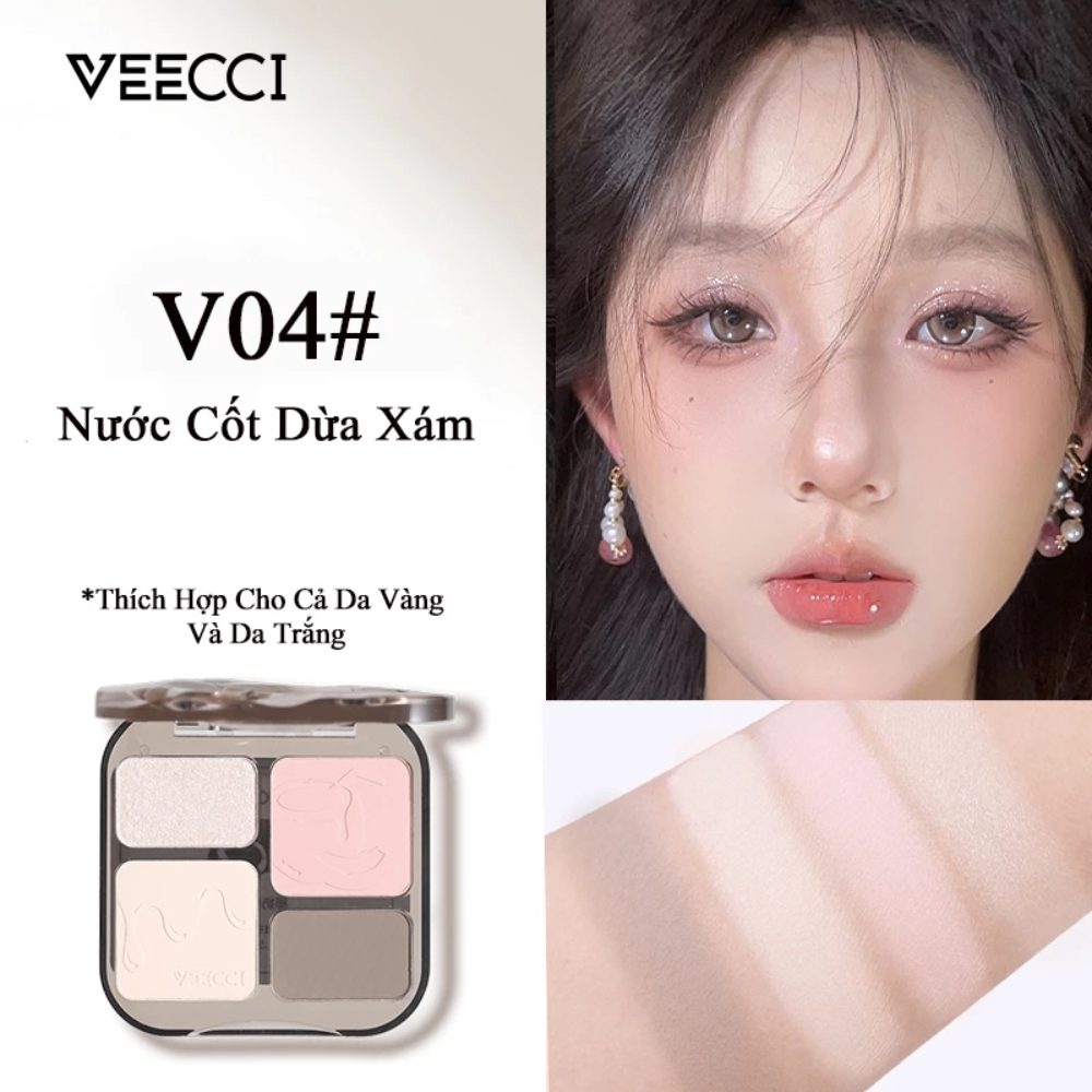 Phấn tạo khối và bắt sáng VEECCI 10g lâu trôi kháng nước