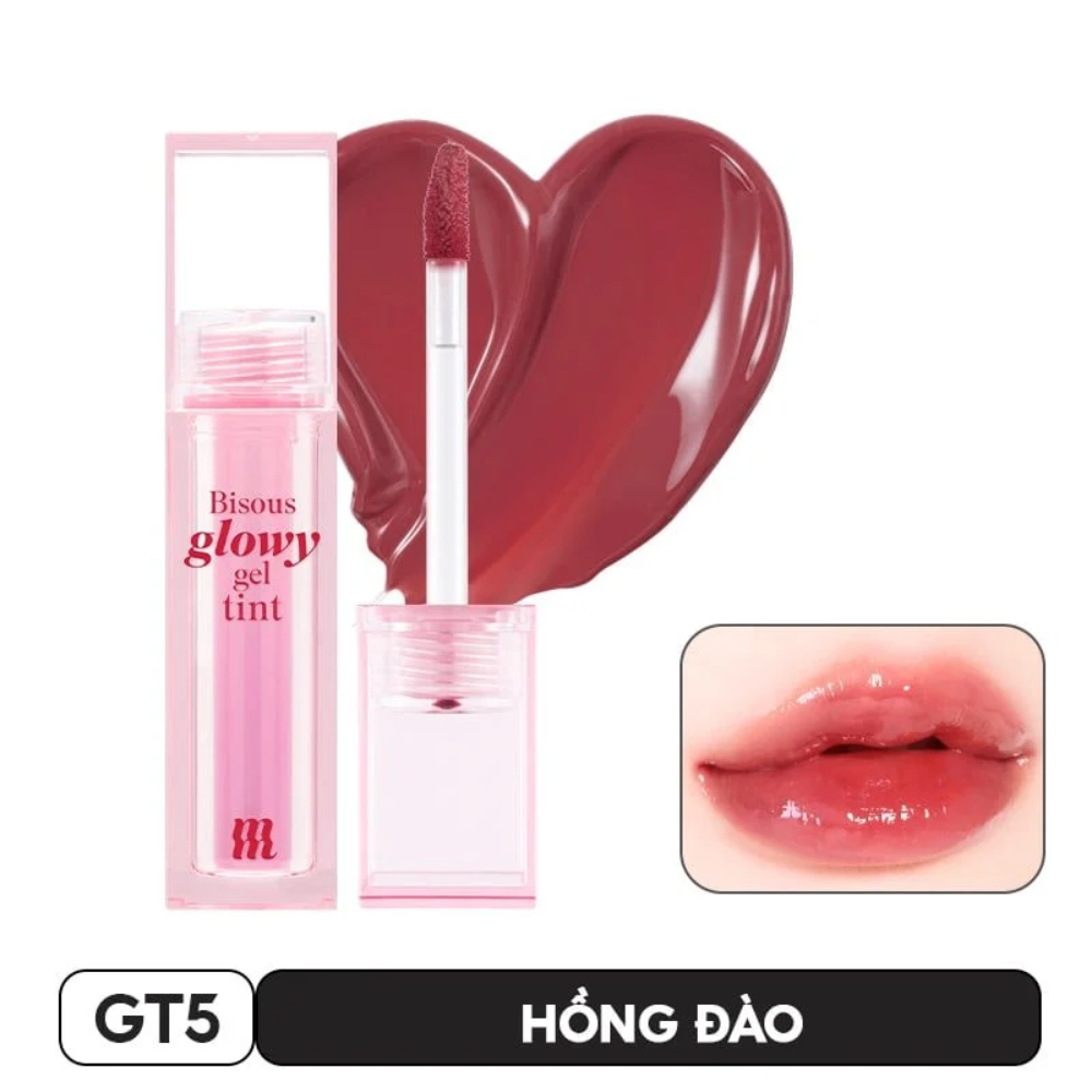 Son bóng Merzy Bisous Glowy Gel Tint 4g căng mọng bền màu