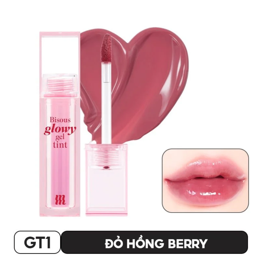 Son bóng Merzy Bisous Glowy Gel Tint 4g căng mọng bền màu