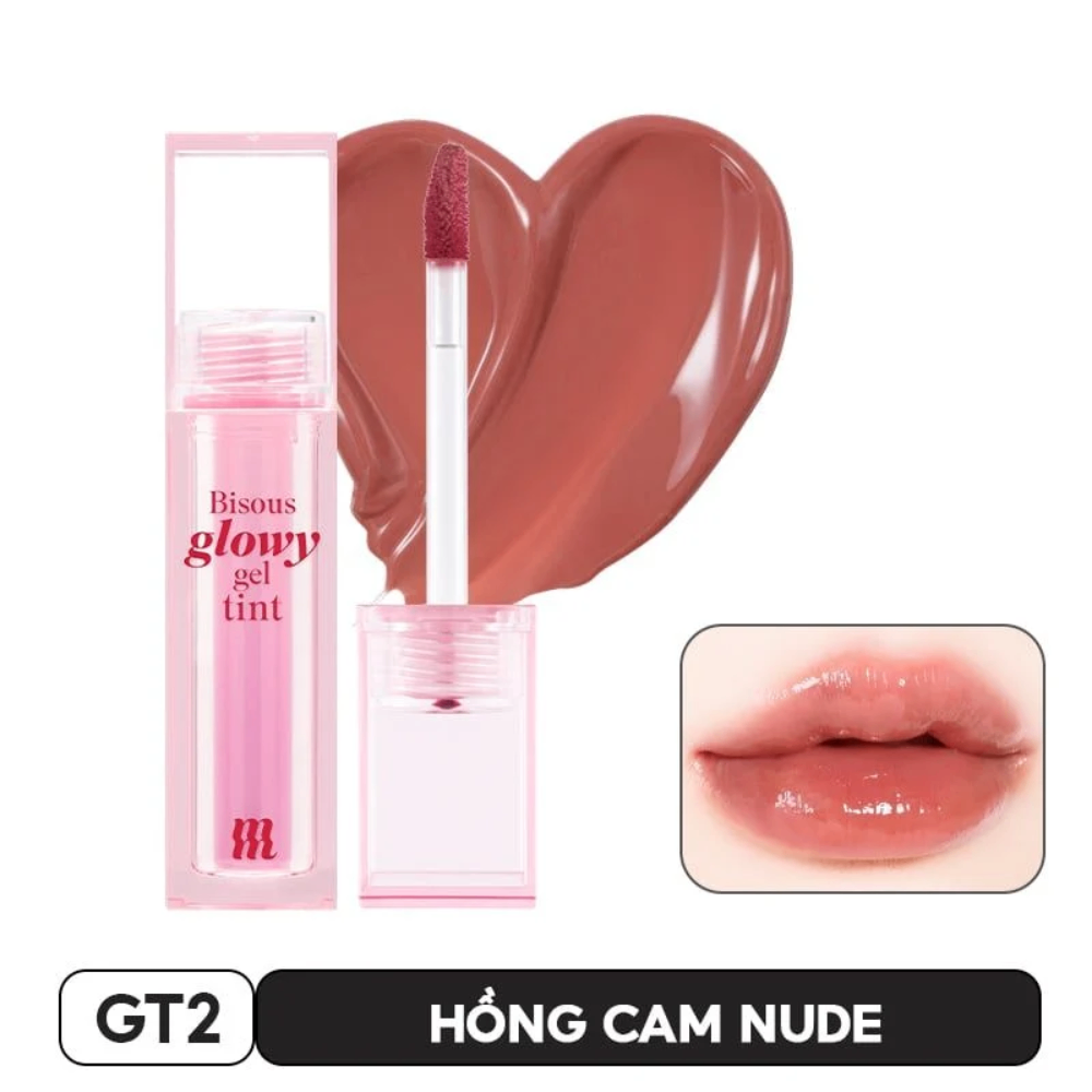 Son bóng Merzy Bisous Glowy Gel Tint 4g căng mọng bền màu