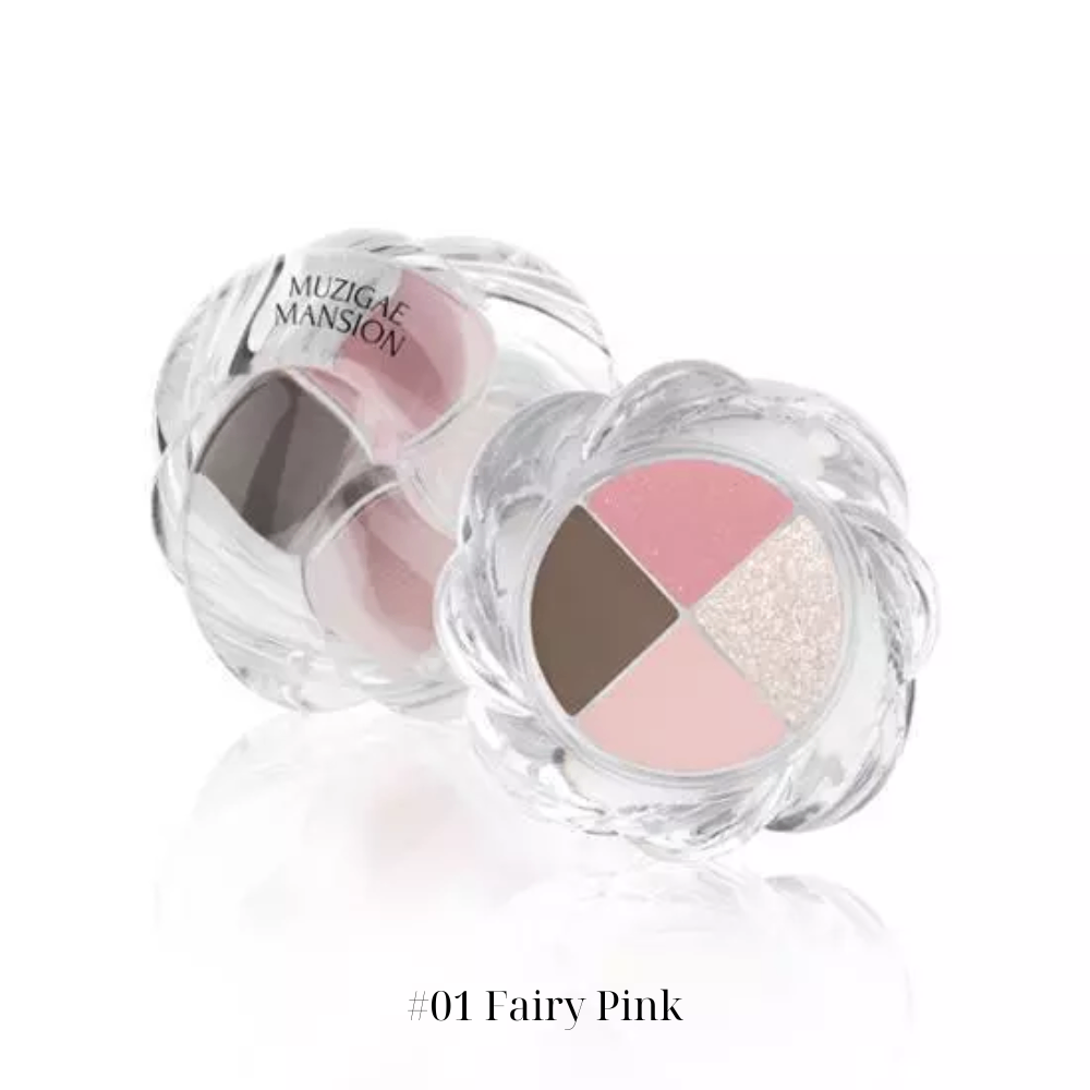 Phấn mắt 4 ô Muzigae Mansion Twist Pot Eye Palette 5g mềm mại dễ tán lâu trôi