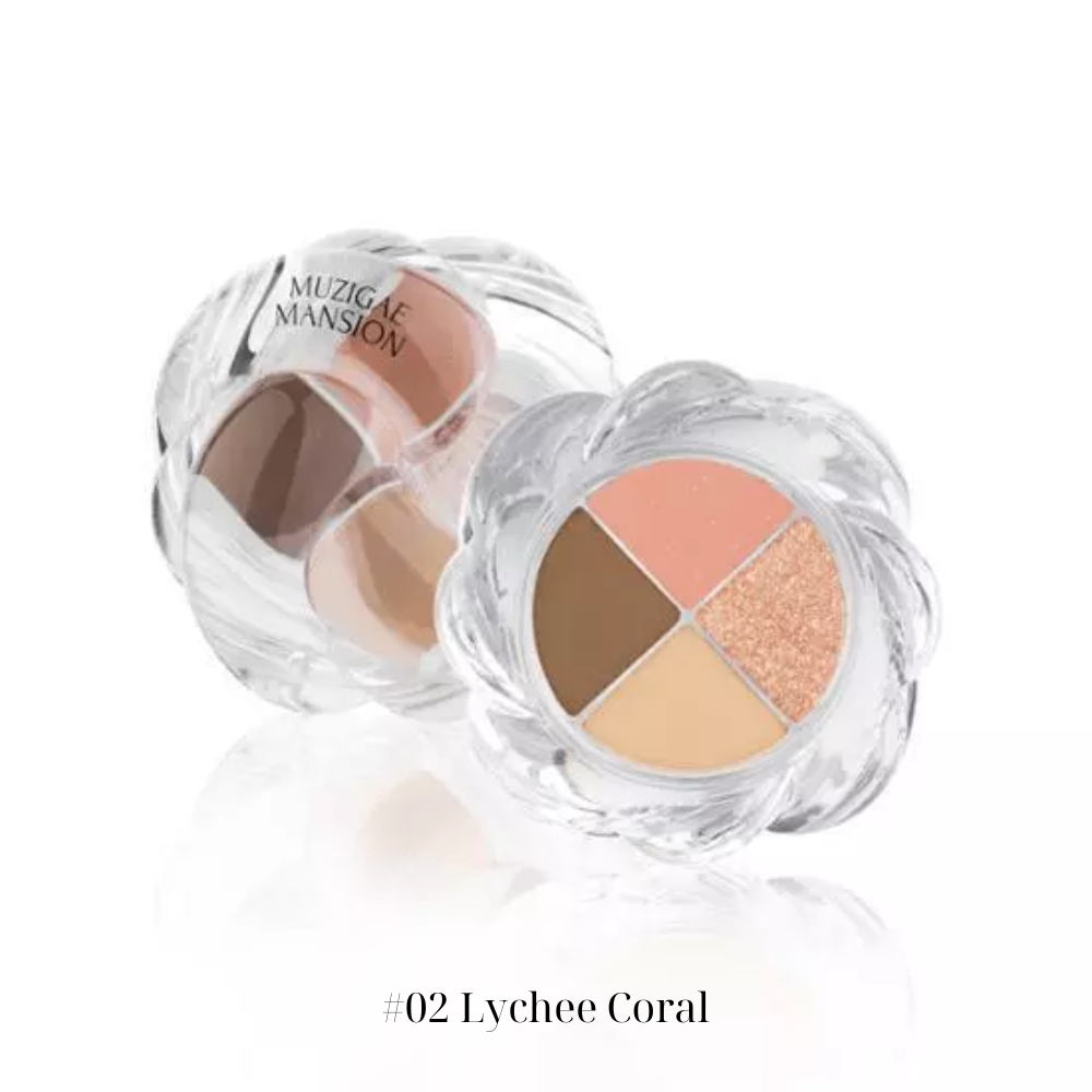 Phấn mắt 4 ô Muzigae Mansion Twist Pot Eye Palette 5g mềm mại dễ tán lâu trôi