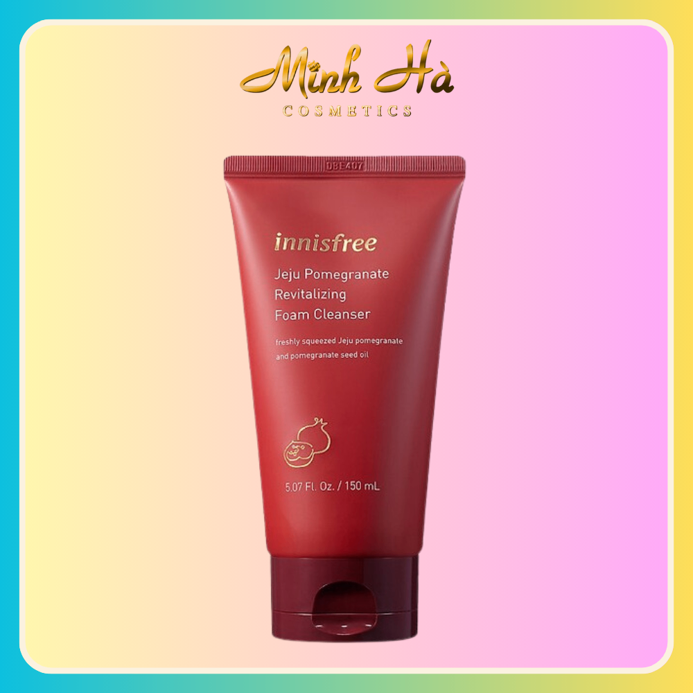 Sữa rửa mặt Innisfree Jeju Pomegranate Revitalizing Foam Cleanser 150ml dưỡng ẩm và chống lão hóa