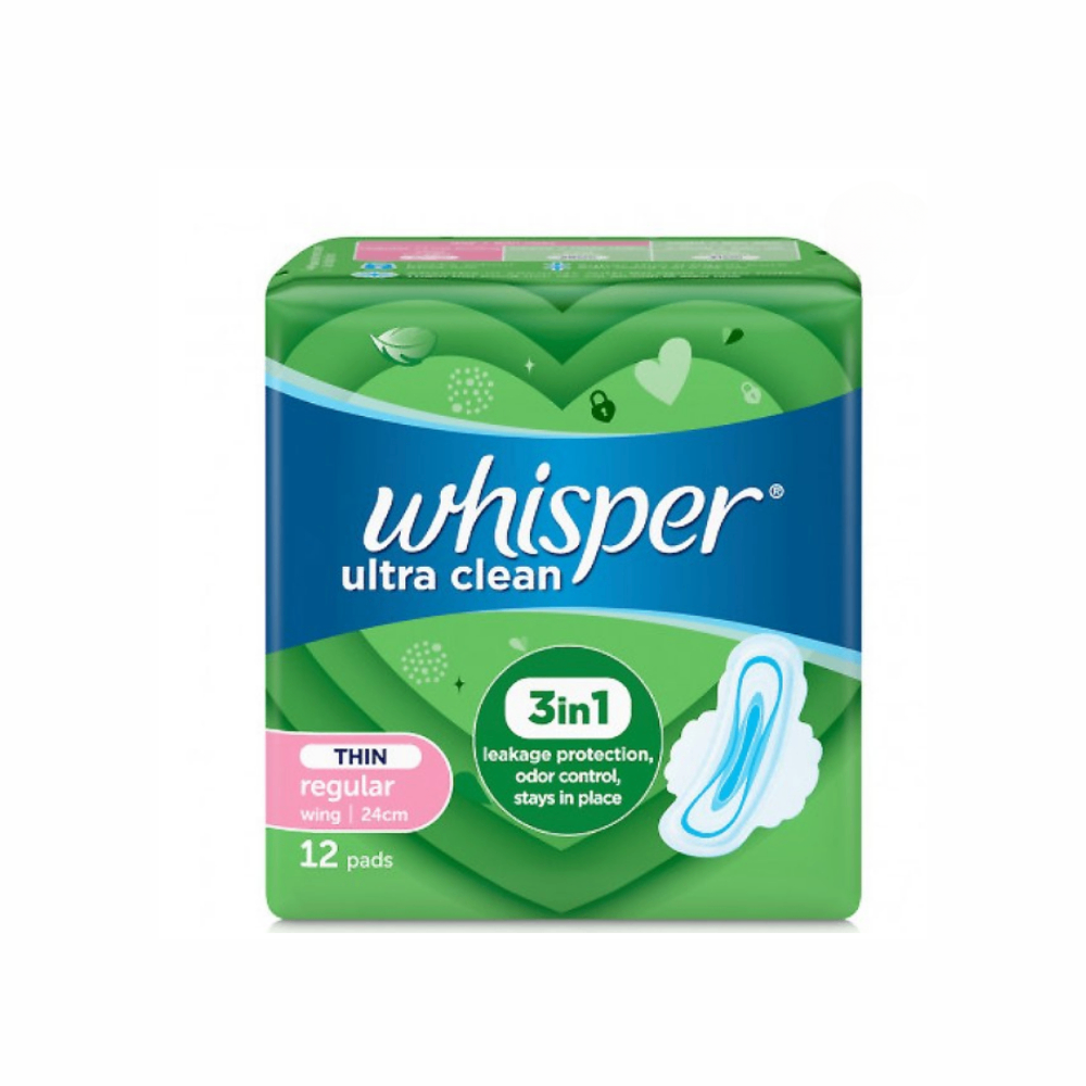 Băng vệ sinh Whisper ban ngày có cánh các loại nhỏ gọn siêu thấm hút