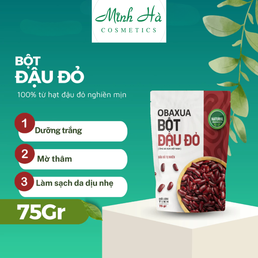 Bột đắp mặt nạ thiên nhiên Obaxua 75/250/500g các loại