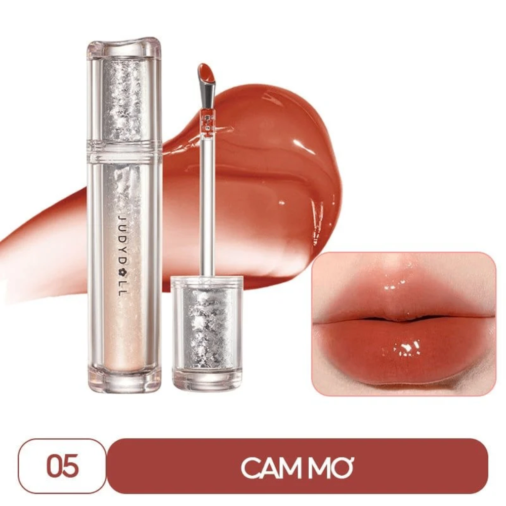 Son tint bóng Judydoll Watery Lip Gloss 2.4g căng mọng mát lạnh lên màu chuẩn