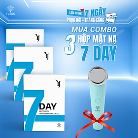 [HẾT] Combo 3 Hộp 7 miếng mặt nạ Yuejin 7DAY tặng máy điện di tinh chất Yuejin