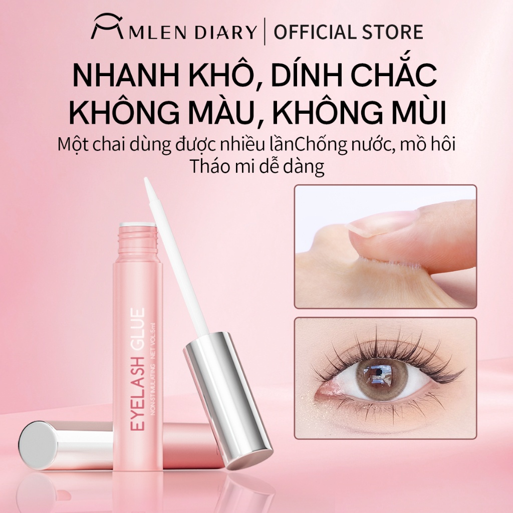 Keo dán mi giả Mlen Diary Glue Eyelashes 4g