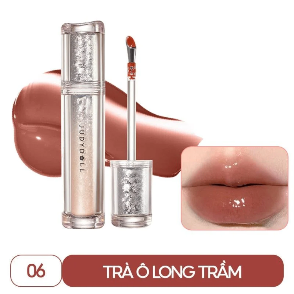 Son tint bóng Judydoll Watery Lip Gloss 2.4g căng mọng mát lạnh lên màu chuẩn