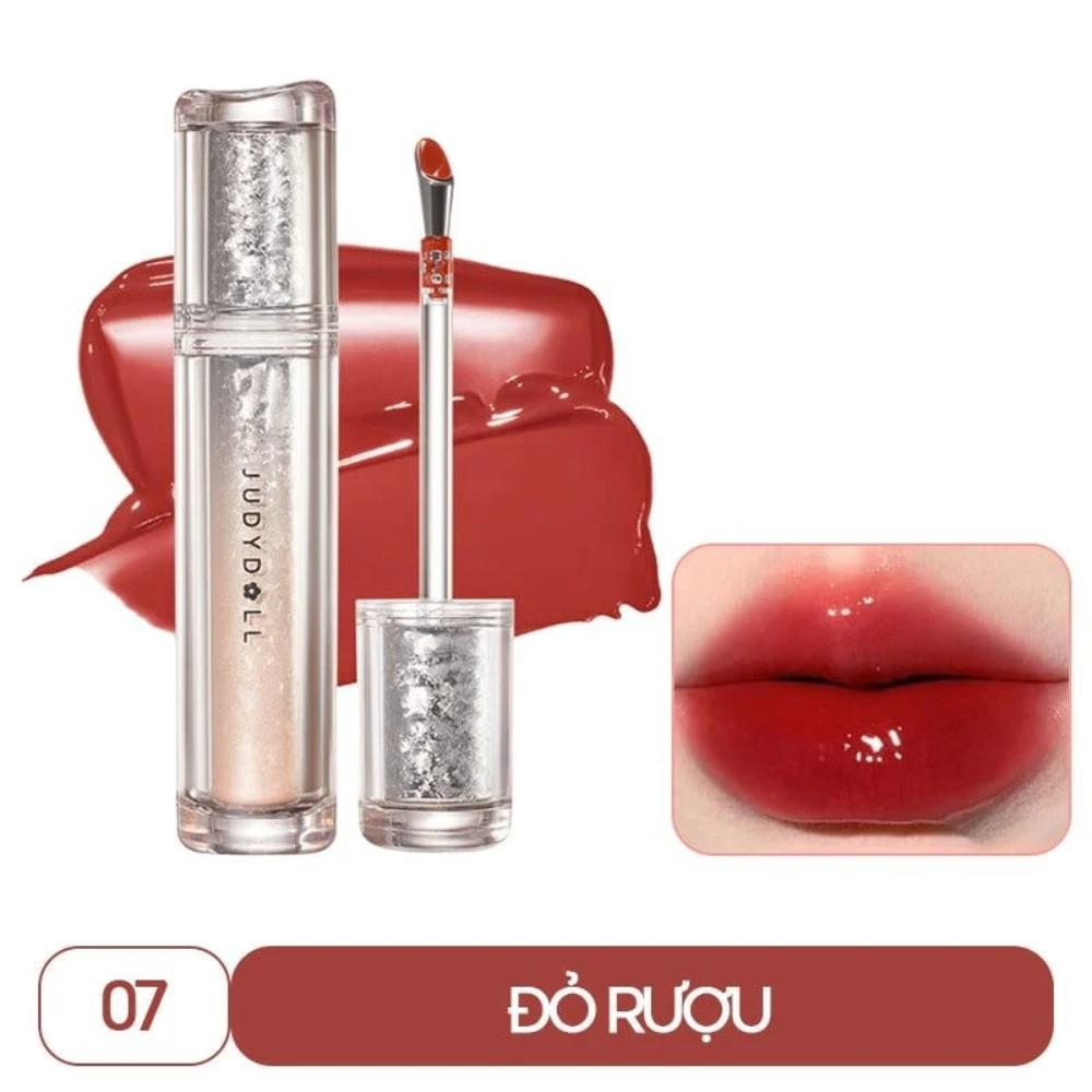 Son tint bóng Judydoll Watery Lip Gloss 2.4g căng mọng mát lạnh lên màu chuẩn