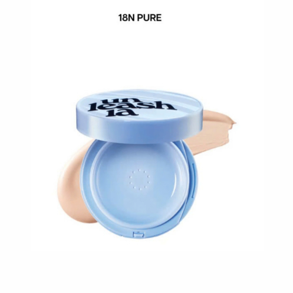 Cushion Unleashia Satin Wear Healthy-Green/ Don't Touch Glass Pink Cushion 15g kiềm dầu, che phủ tốt