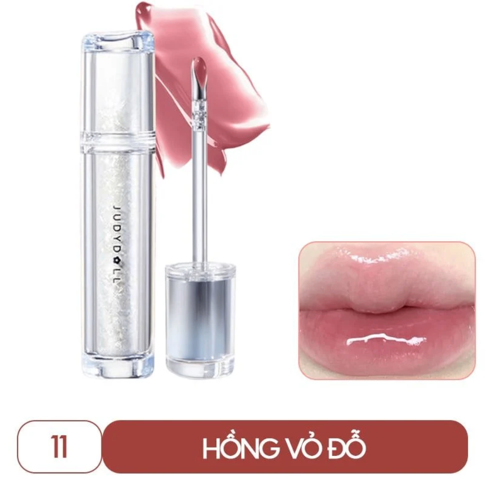 Son tint bóng Judydoll Watery Lip Gloss 2.4g căng mọng mát lạnh lên màu chuẩn