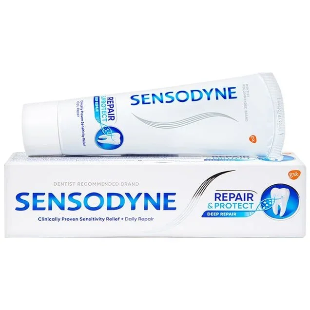 Kem đánh răng Sensodyne 100g giảm ê buốt bảo vệ răng miệng toàn diện