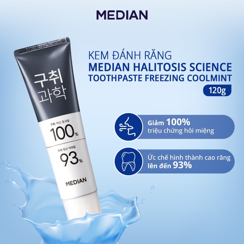 Kem đánh răng Median Dental IQ 93% (87% mẫu mới) Hàn Quốc 120g các loại nhiều công dụng
