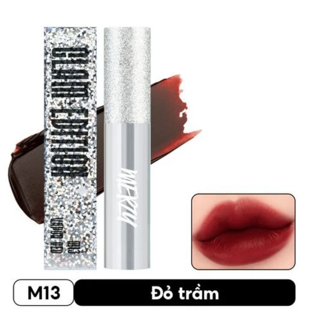 Son kem Merzy The Glam Mellow Tint 4g chất son mịn lì bám màu tốt