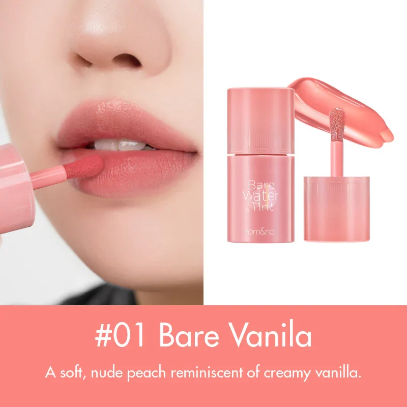 Son Romand Bare Water Tint 4.5g lên màu chuẩn lâu trôi