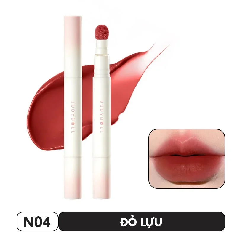 Son kem Judydoll Matte Lip Cream 1.8g lên màu chuẩn bền màu