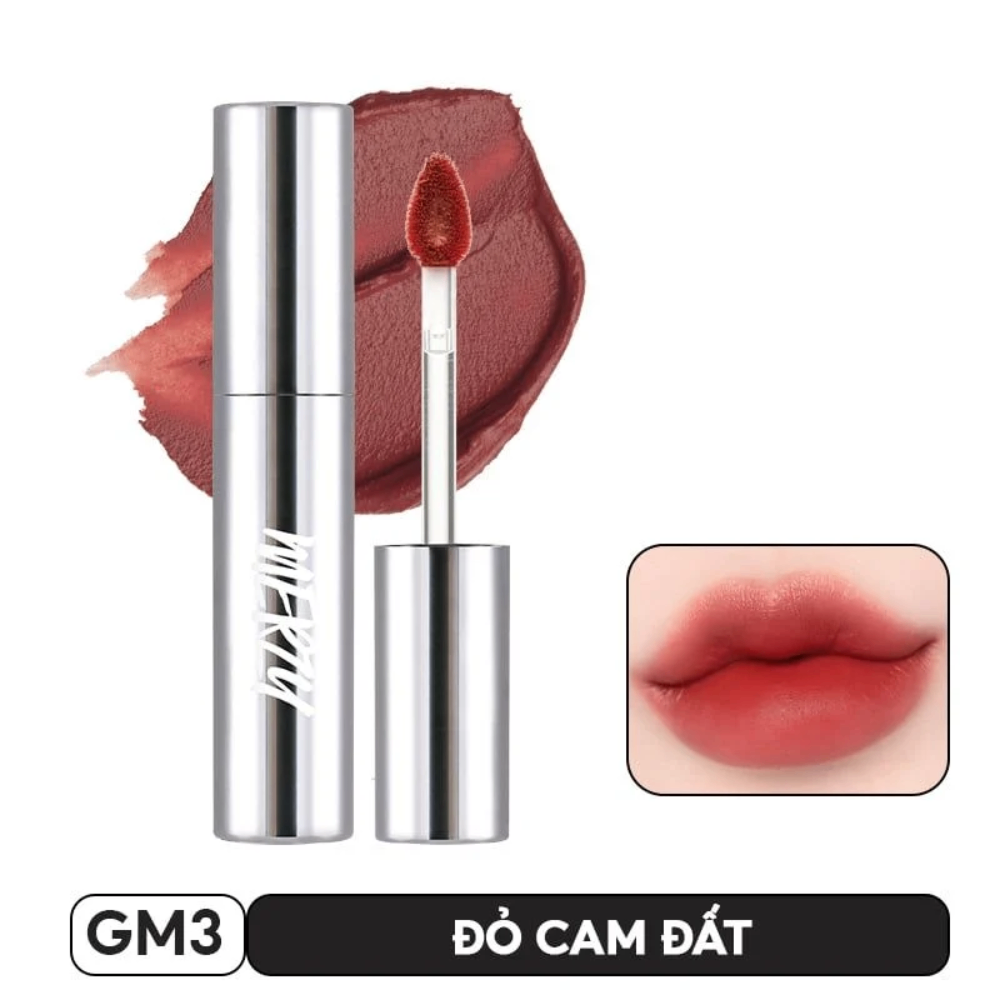 Son kem Merzy The Glam Mellow Tint 4g chất son mịn lì bám màu tốt