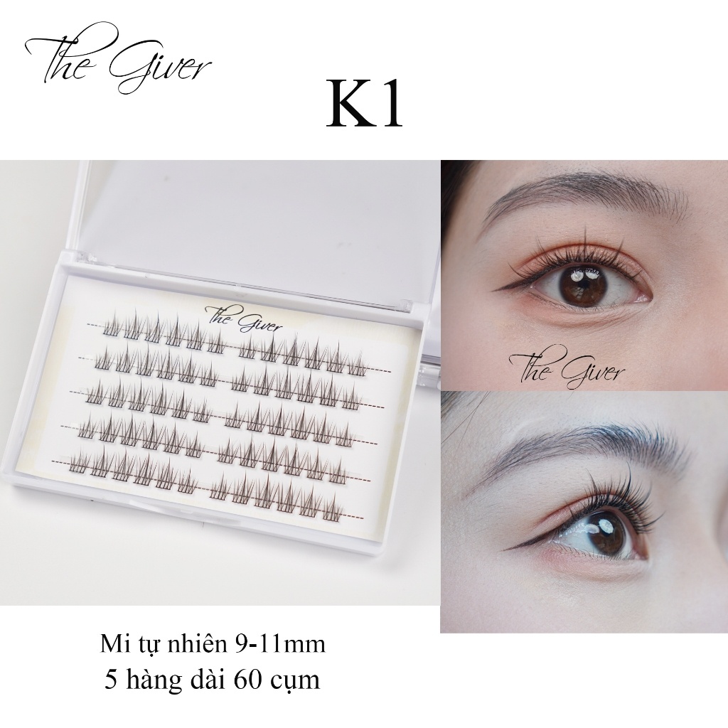 Mi giả chùm The Giver từ K1 đến K13 gọn gàng và dễ sử dụng