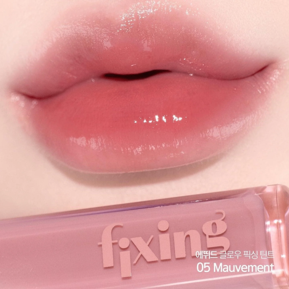 Son tint bóng Etude Glow Fixing Tint 3.8g giữ ẩm lên màu chuẩn