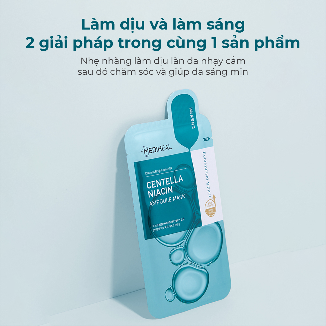 Mặt nạ Mediheal Ampoule mask 25ml dưỡng da cải thiện lỗ chân lông