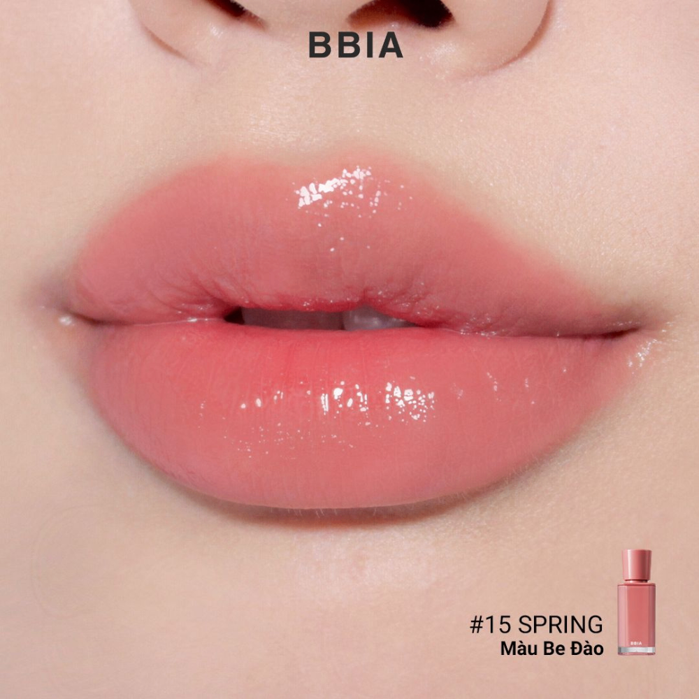 Son tint bóng Bbia Glow Tint MLBB Edition 3.2g giữ môi căng bóng bám màu tốt