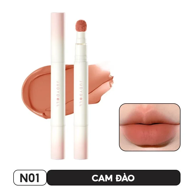 Son kem Judydoll Matte Lip Cream 1.8g lên màu chuẩn bền màu