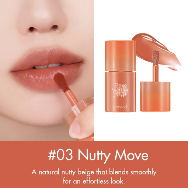 Son Romand Bare Water Tint 4.5g lên màu chuẩn lâu trôi