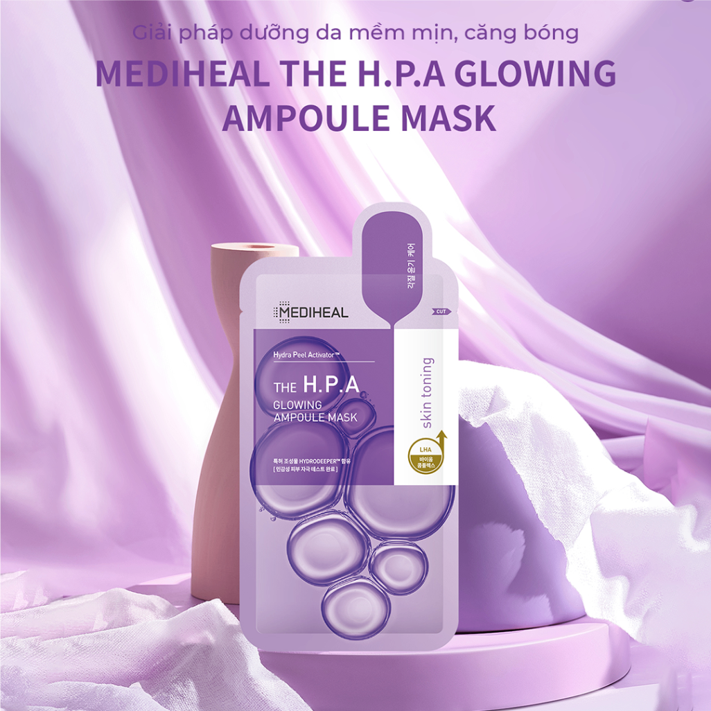 Mặt nạ Mediheal Ampoule mask 25ml dưỡng da cải thiện lỗ chân lông
