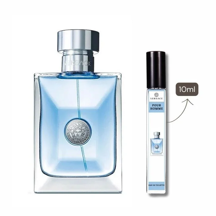 Chiết 10ml nước hoa Versace Pour Homme EDT 100ml xanh nhạt phong cách lịch lãm tươi mát và nam tính