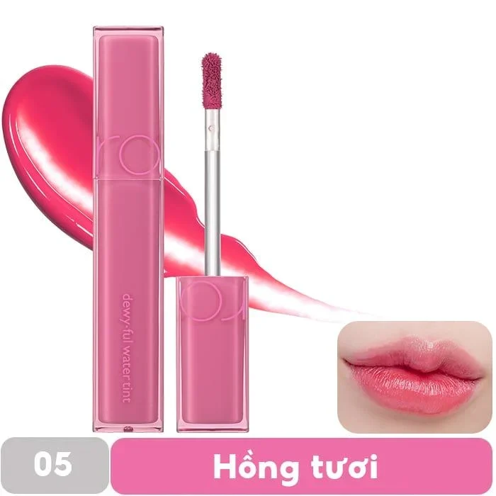 Son Romand Dewyful Water Tint 5g tint bóng siêu lì cho đôi môi căng mọng