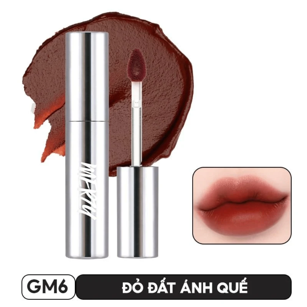 Son kem Merzy The Glam Mellow Tint 4g chất son mịn lì bám màu tốt