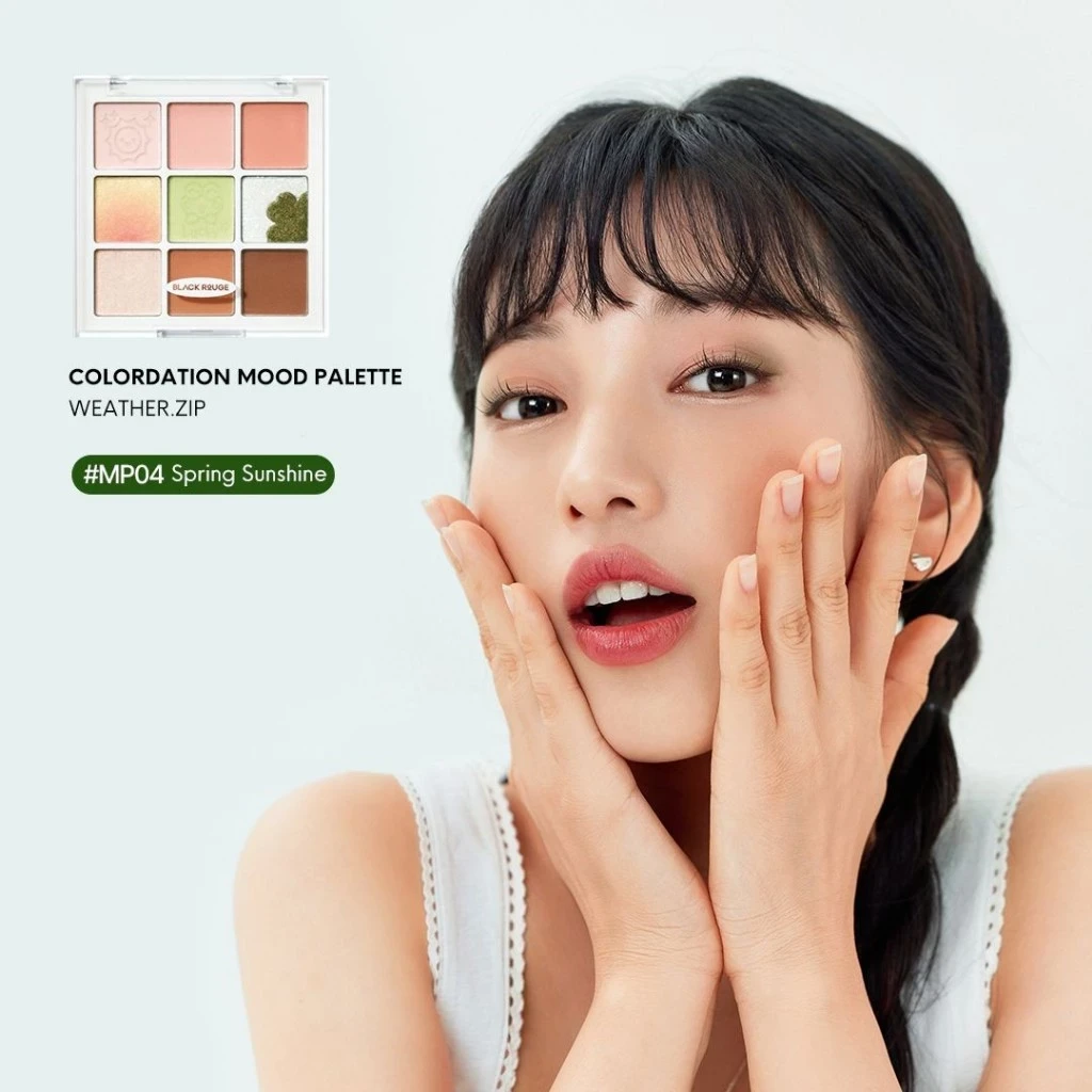 Bảng phấn mắt 9 ô Black Rouge Colordation Mood Palette Weather Zip đây màu sắc và sáng tạo