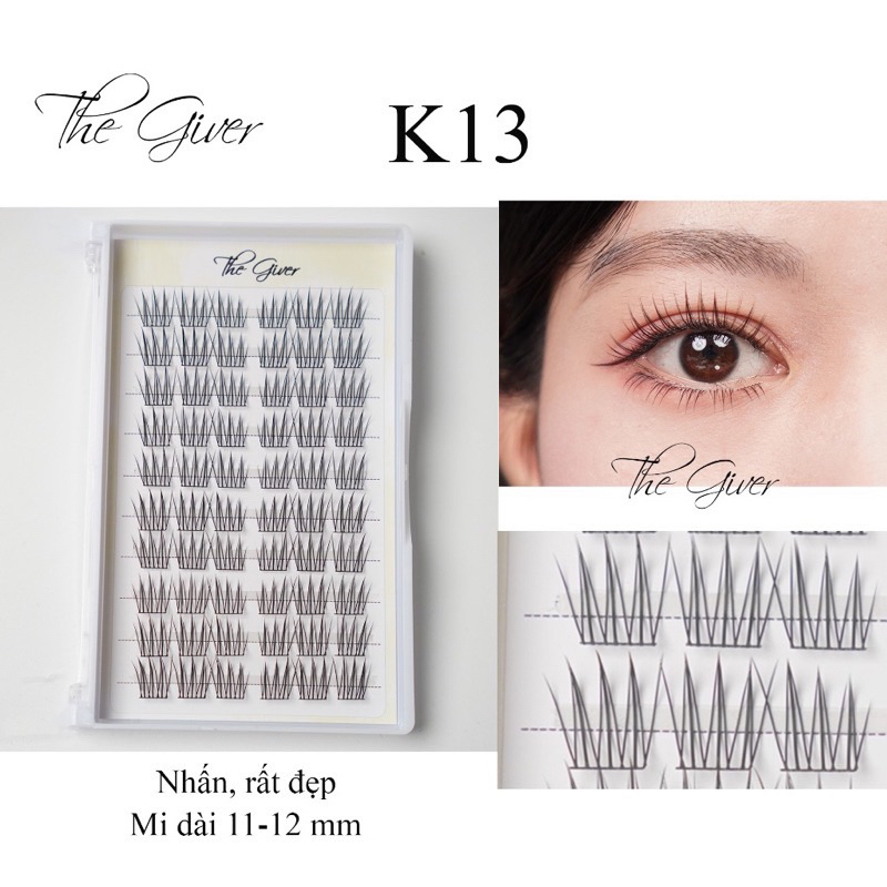Mi giả chùm The Giver từ K1 đến K13 gọn gàng và dễ sử dụng