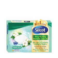Bông tẩy trang Silcot Unicharm 82 miếng Nhật Bản 100% cotton không làm da bị kích ứng