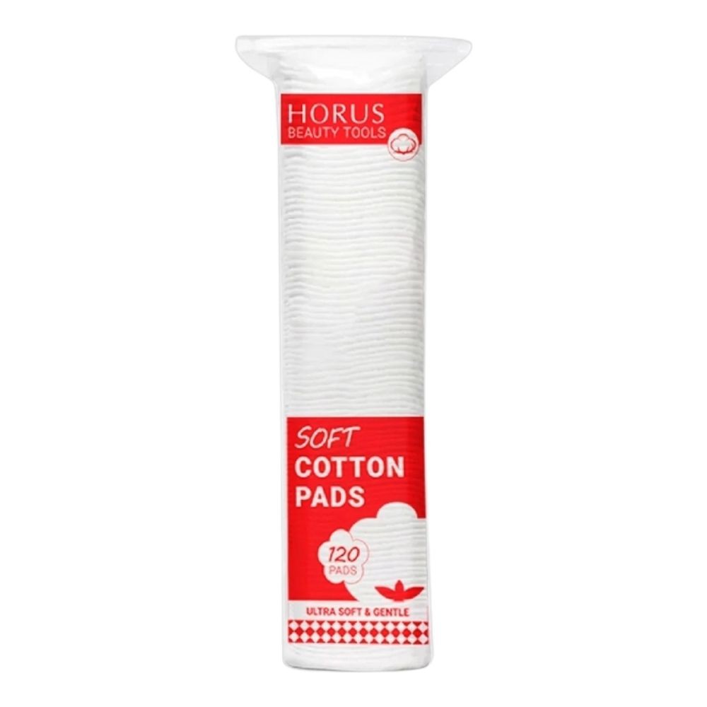 Bông tẩy trang Horus Soft Cotton Pads 120 miếng giúp làm sạch lớp trang điểm và bụi bẩn