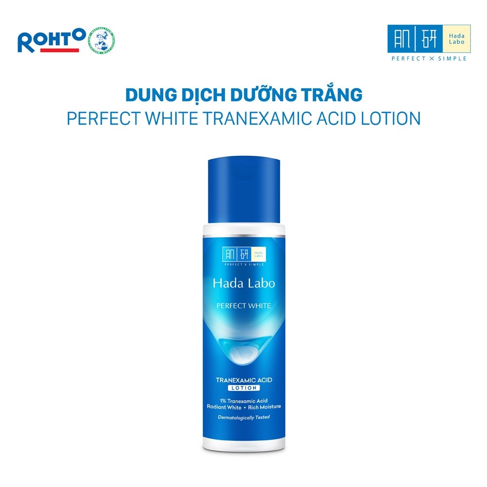 Dung dịch dưỡng trắng Hada Labo Tranexamic Acid Lotion 170ml dưỡng sáng da giảm thâm sạm