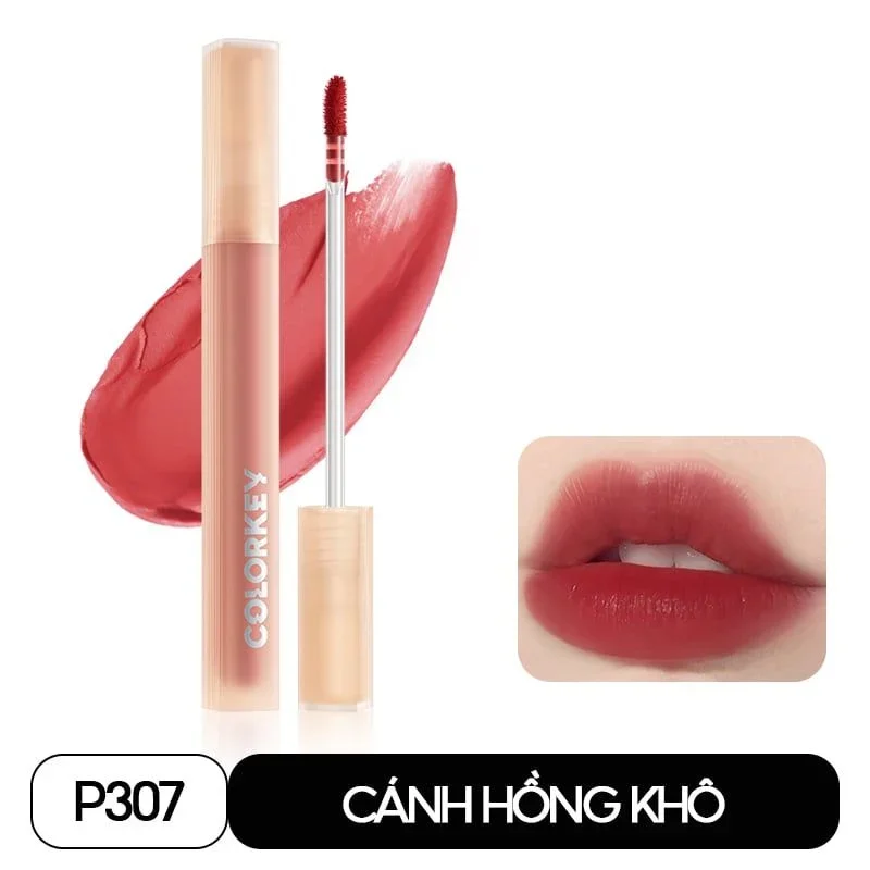 Son kem Colorkey Soft Matte Water Tint 2g bền màu lâu trôi siêu mịn môi