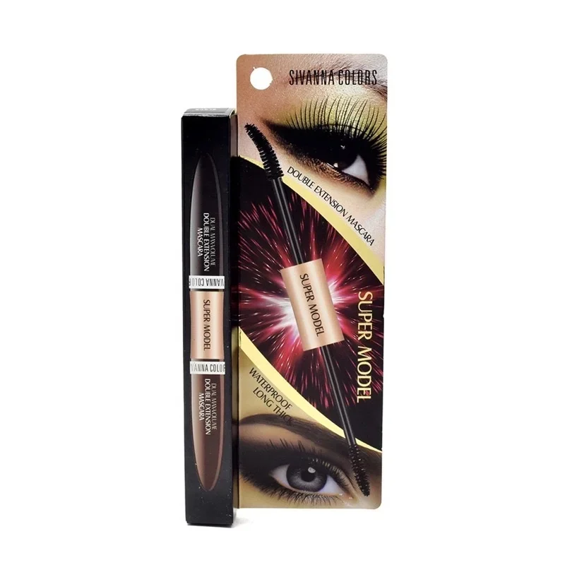 Mascara Sivanna Colors 2 đầu đen + nâu HF901 cho đôi mắt vẻ đẹp ấn tượng, quyến rũ