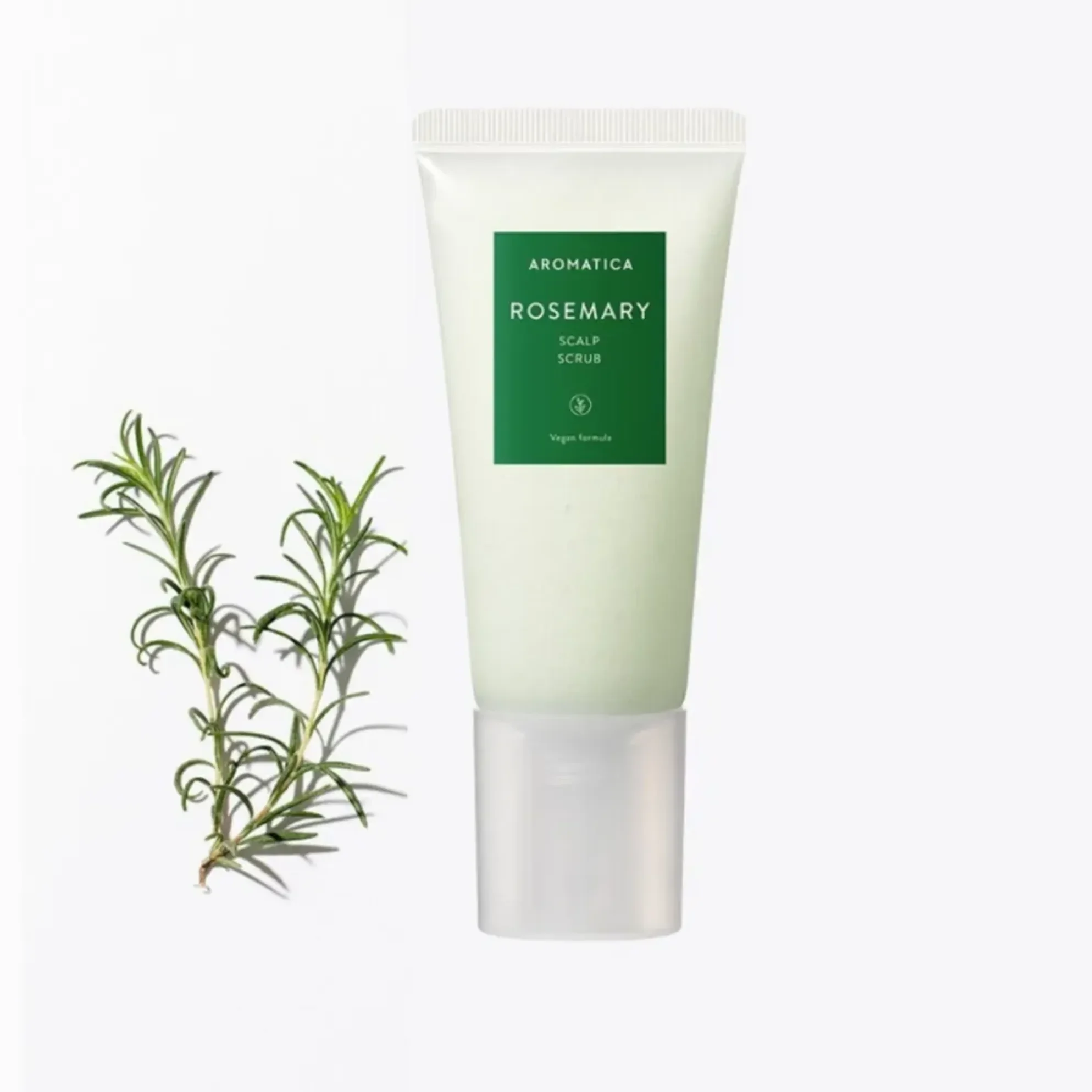 Tẩy tế bào tóc AROMATICA Rosemary Scalp Scrub 165g loại bỏ lớp tế bào chết và bụi bẩn tích tụ trên da đầu