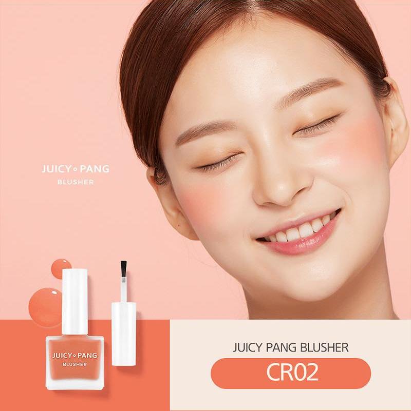 Má hồng dạng kem A'PIEU Juicy-Pang Water Blusher 9g màu sắc đa dạng, dễ thương