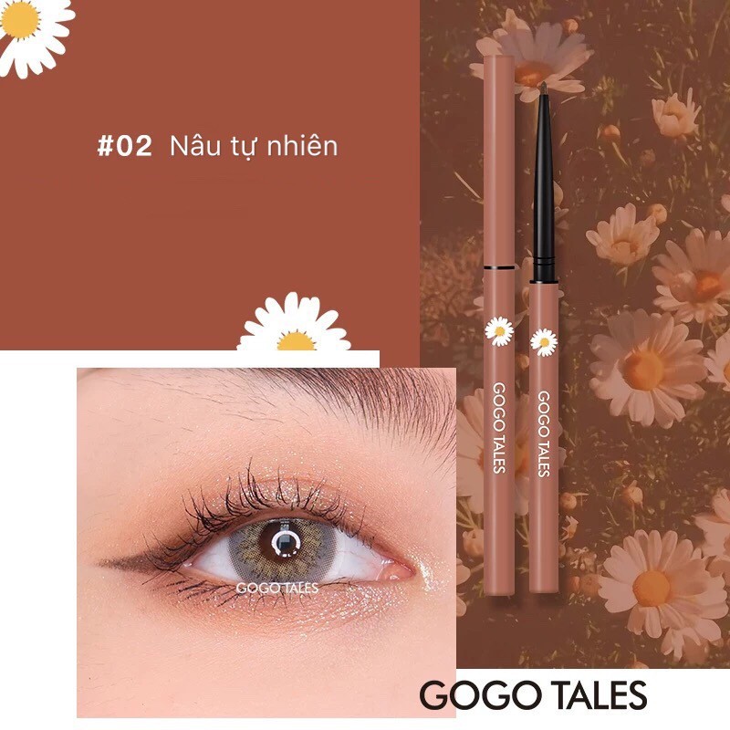 Chì kẻ mắt Gogo Tales hoa cúc 0.1g dễ kẻ, đều màu