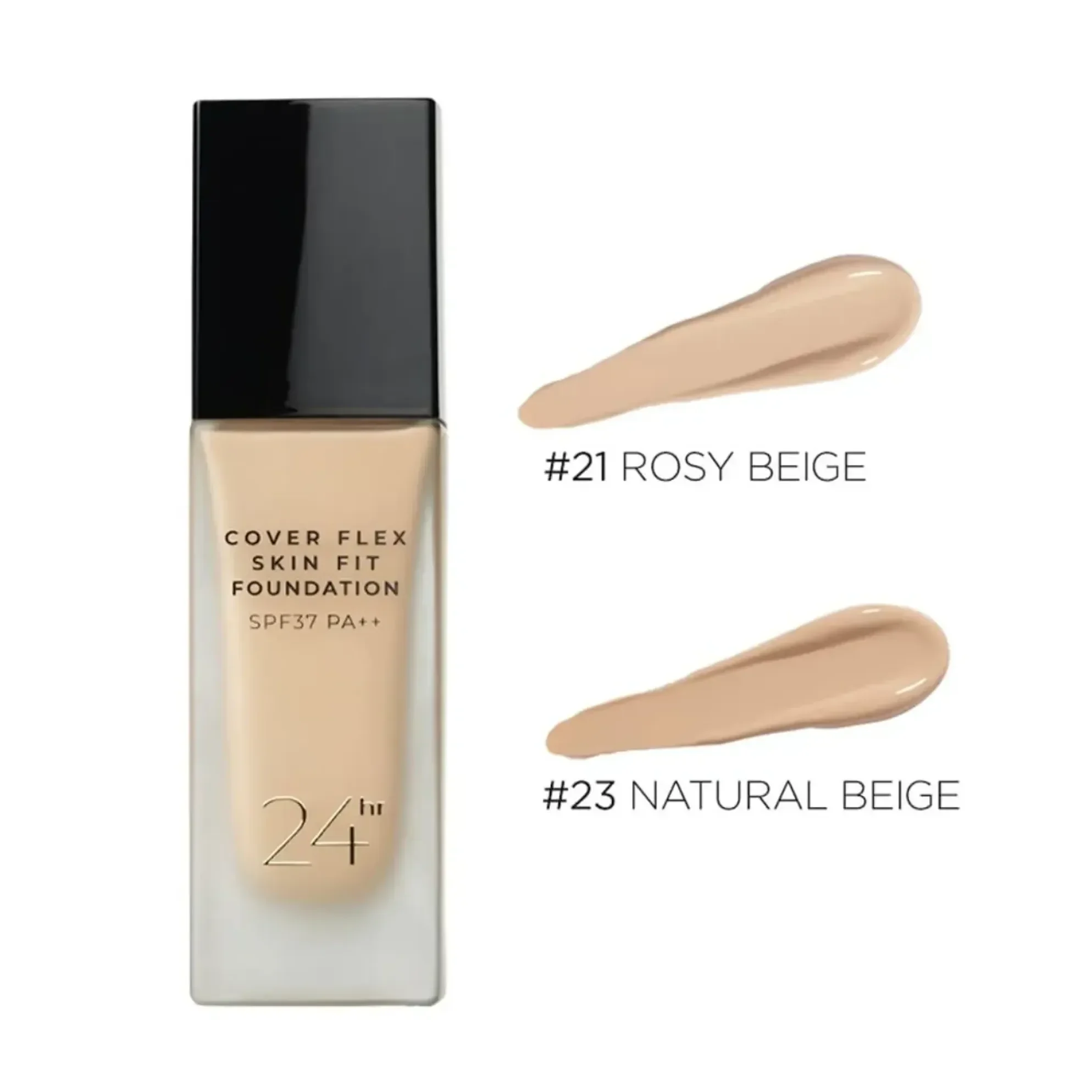 Kem nền che khuyết điểm BOM Cover Flex Skin Fit Foundation 30ml mỏng mịn che phủ tốt